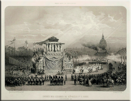 Entrée des cendres de Napoléon  1er à Paris